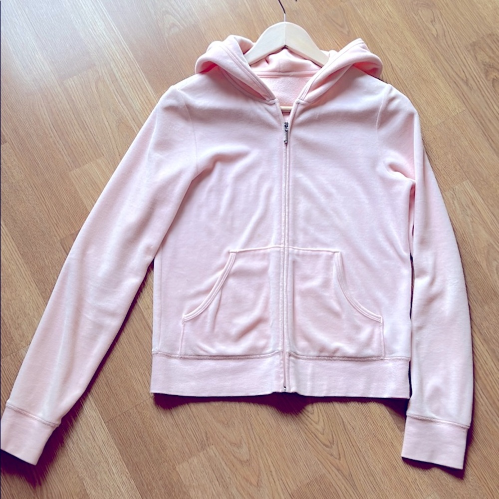 Juice couture big bling velour hoodie